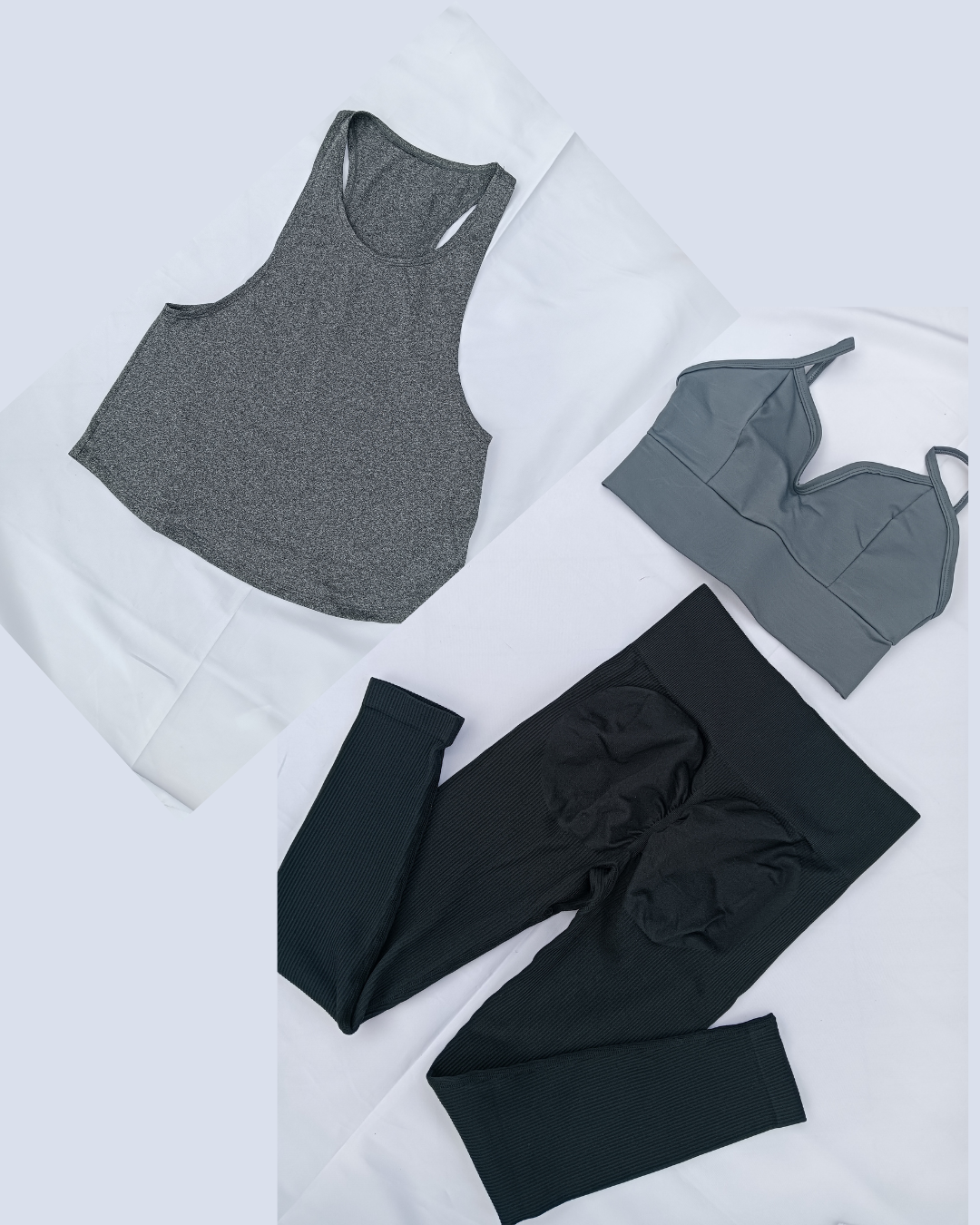 SET RITUAL (PREMIUM) - Leggins realce natural + Top Mantra + Esqueleto Centro