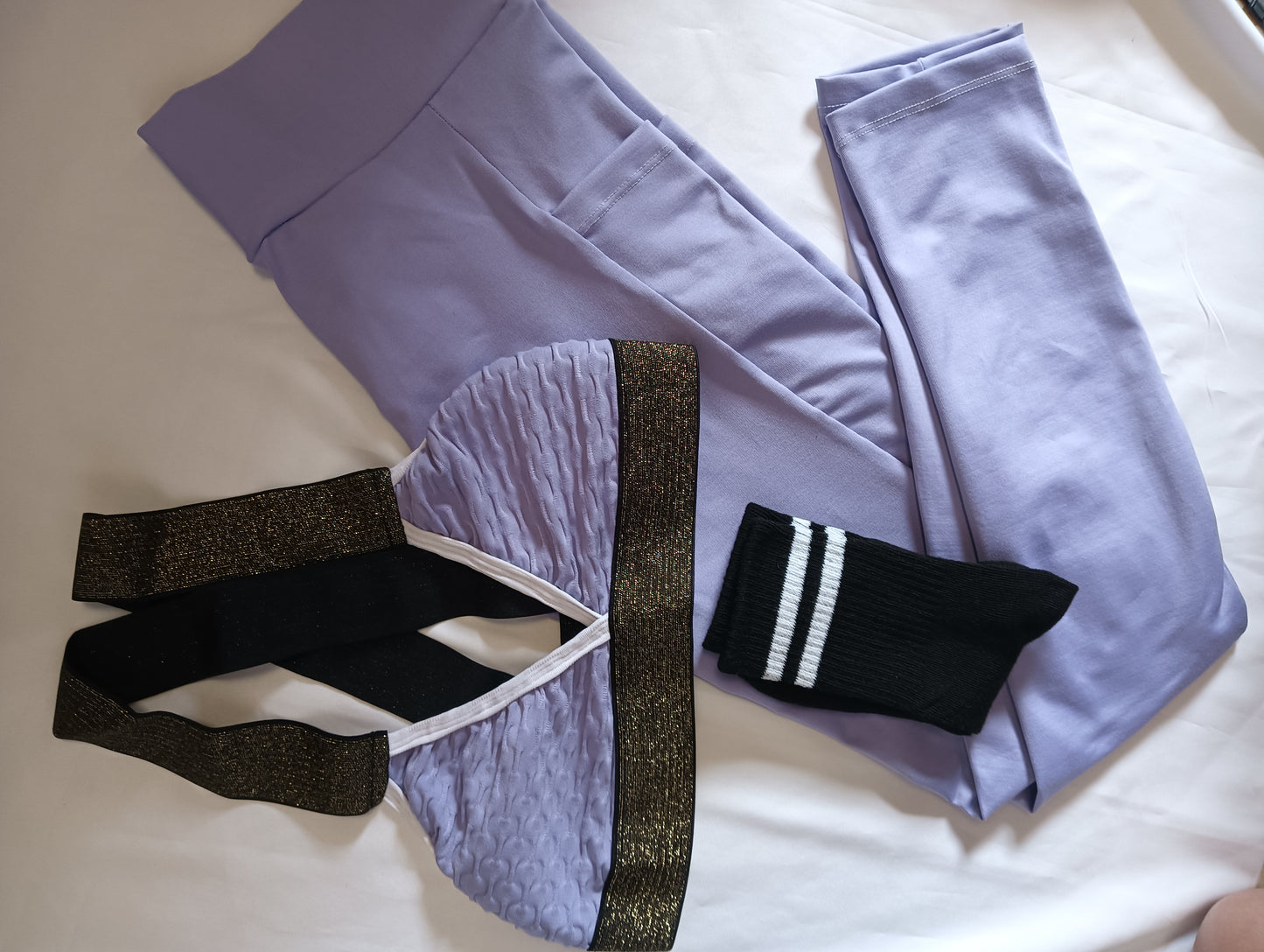 Set Corazón (Leggins + Top corazón + Medias)