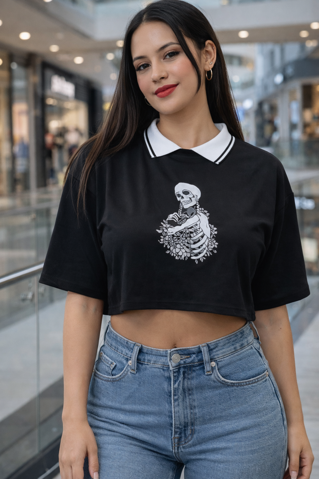 Blusa ceniza